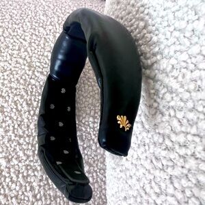 Lele Sadoughi Leather Knotted Headband